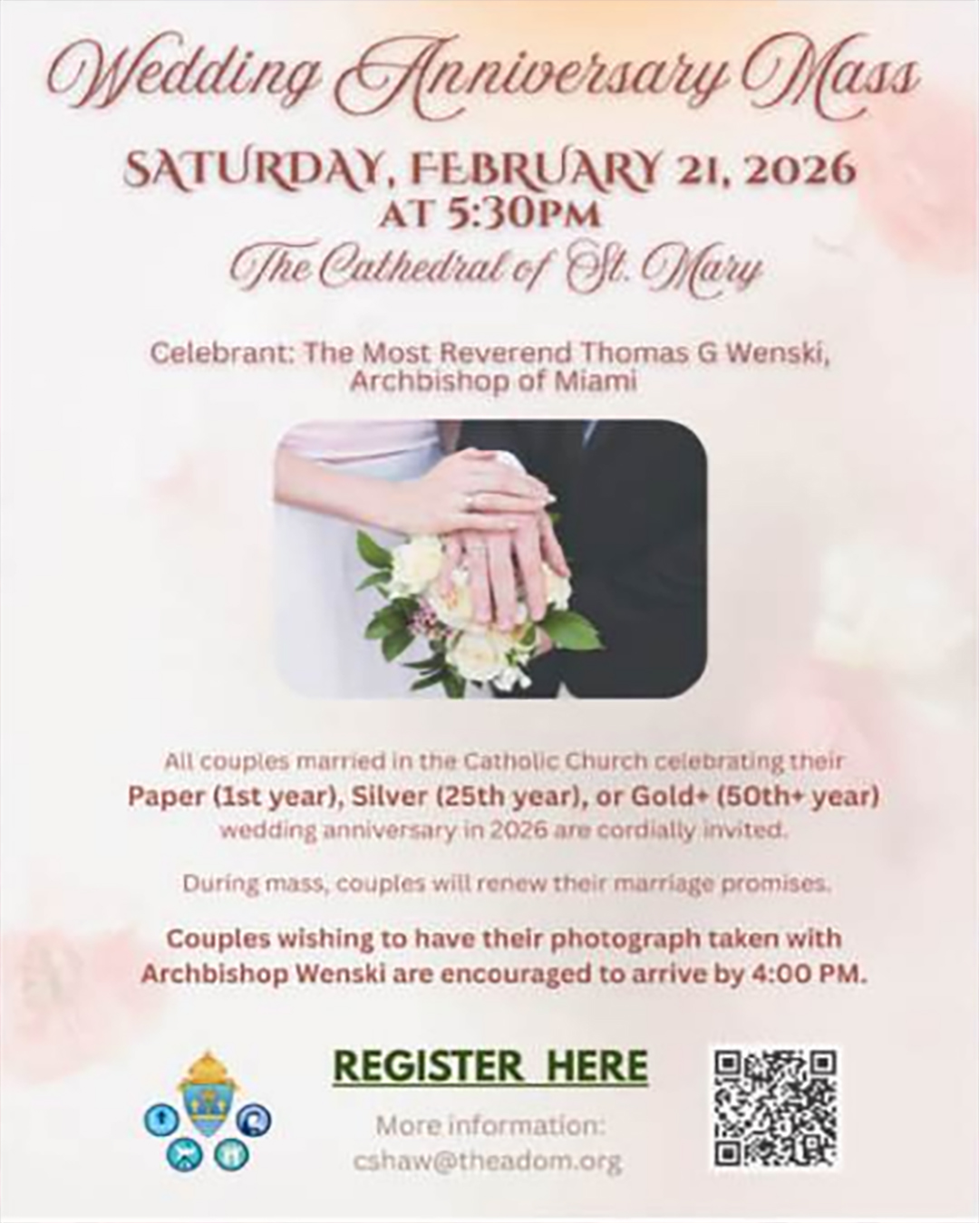 Wedding Anniversary Mass                                                                                                                                                                                                                                                                                    