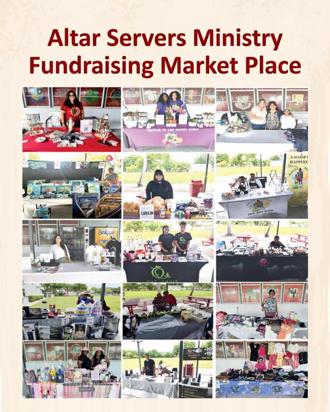 Altar Servers Marketplace                                                                                                                                                                                                                                                                                   