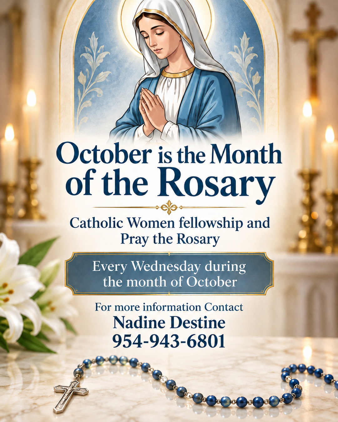 October is the Month of the Rosary                                                                                                                                                                                                                                                                          