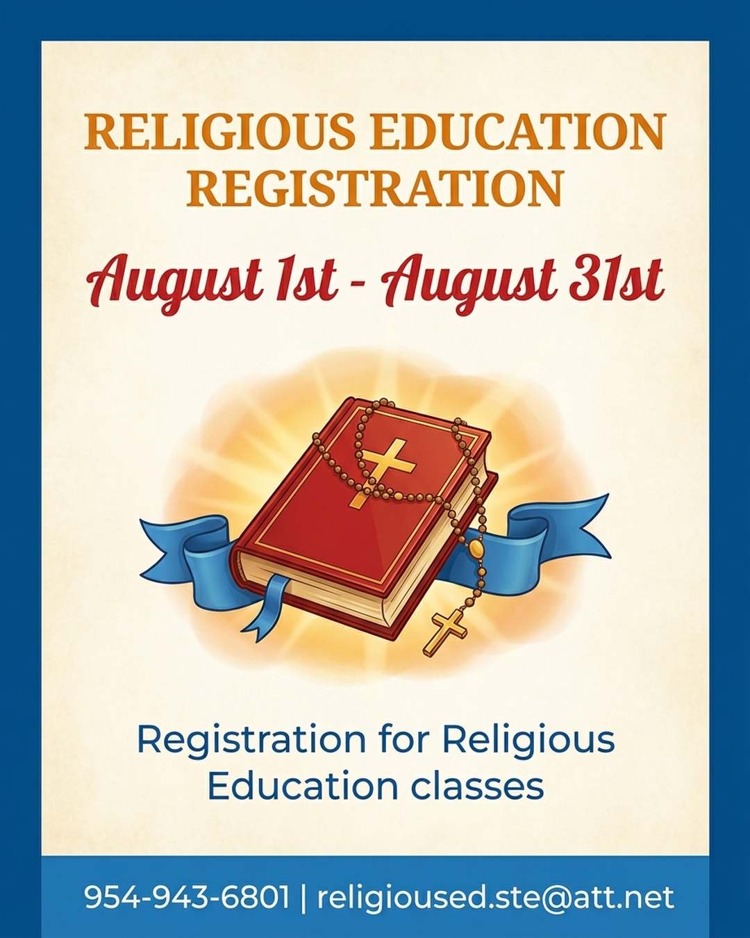 Religious Education Registration                                                                                                                                                                                                                                                                            